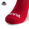 Kappa卡帕背靠背复古运动长筒袜男2024新年红休闲高腰跑步袜子女款K0F28WG86 商品缩略图4