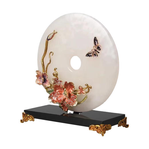 E-RX-RD6331 蝶恋花平安扣摆件 商品图0