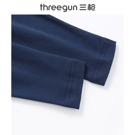 Threegun三枪 【舒肤棉】半高领男士长袖上衣打底衫-23543A011 商品图5