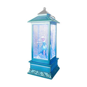 雪花维妮公主生日礼物八音盒灯光摆件送女生女孩 迪士尼冰雪奇缘音乐盒