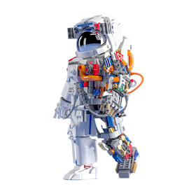 破晓宇航员系列积木拼装男孩玩具中国航天模型生日六一儿童节礼物