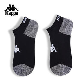 Kappa卡帕背靠背2024新款运动船袜男复古跑步棉袜低腰袜短筒女袜K0FW8WC35
