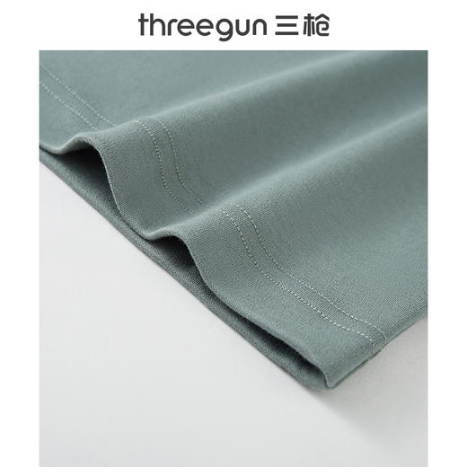 Threegun三枪 【舒肤棉】半高领男士长袖上衣打底衫-23543A011 商品图9