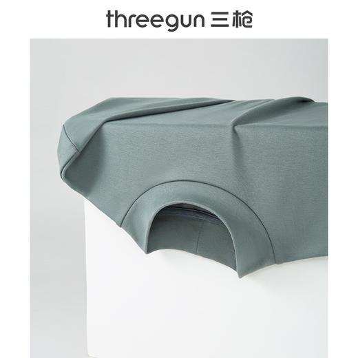 Threegun三枪 【舒肤棉】半高领男士长袖上衣打底衫-23543A011 商品图7