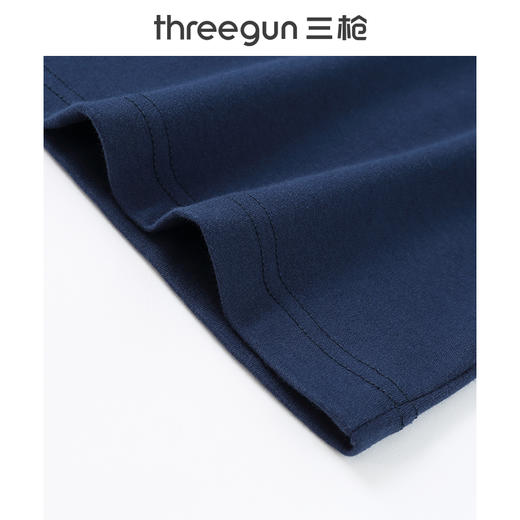 Threegun三枪 【舒肤棉】半高领男士长袖上衣打底衫-23543A011 商品图4