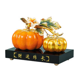 E-ZL-M925 财运绵长珐琅彩摆件 新中式居家装饰桌面摆件工艺品客厅玄关饰品