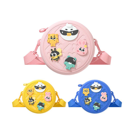 科物酷新款儿童斜挎小圆包单肩包宝宝幼儿园女迷你卡通包礼物DIY 商品图0