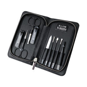 尊享•男士9件套 七素指甲刀 黑皮包