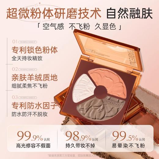 【1S立显高鼻梁 扁平脸救星】立体高光修容盘#三色修容盘高光一体盘腮红阴影鼻影侧影提亮三合一正品官方旗舰店 商品图2