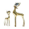 纯铜鹿摆件现代轻奢客厅电视柜酒柜水晶球鹿办公桌书房招财装饰品 商品缩略图0