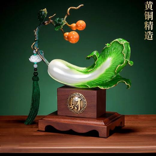 E-QK-BJ1283 福禄百财 纯铜摆件 商品图1