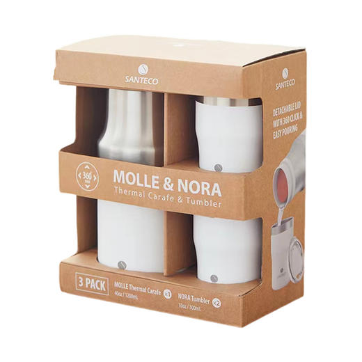 A-SA-1200-87 300-15  法国santeco 一壶两杯 商品图0