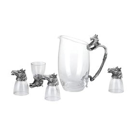 E-LB-R22702X 罗比罗丹 马到成功摇酒器五件套 酒具创意陶瓷玻璃