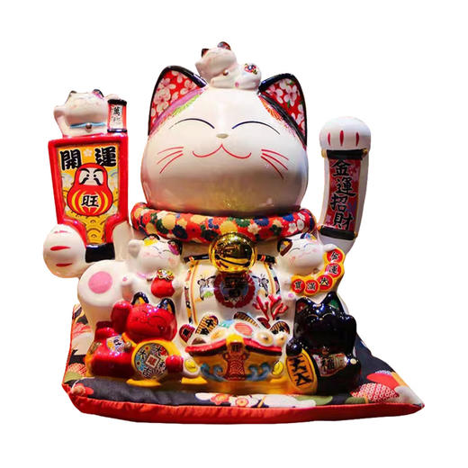 K-FYM招财猫 摇手猫 摆件开业前台招手发财猫家居收银新款 商品图0