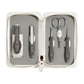 锌合金指甲刀套装德国家用指甲剪指甲钳男士专用修甲挖耳勺五件套
