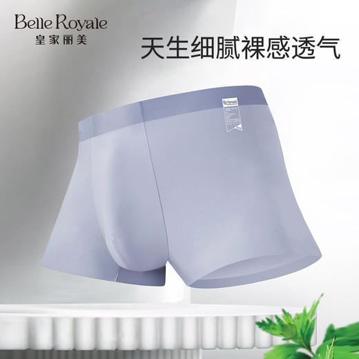 【99元3条，下单拍3】皇家丽美男士莫代尔内裤底裤柔软棉植物纤维顺滑无痕男裤DKN1230DKN1231DKN1232 商品图1