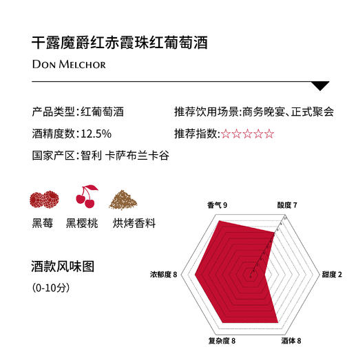干露魔爵红赤霞珠葡萄酒 Don Melchor Puente Alto Cabernet Sauvignon 商品图1