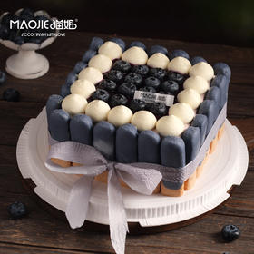 蓝莓复古夏洛特方ss（蓝莓蓝莓酱夹心，原味坯，4%糖）