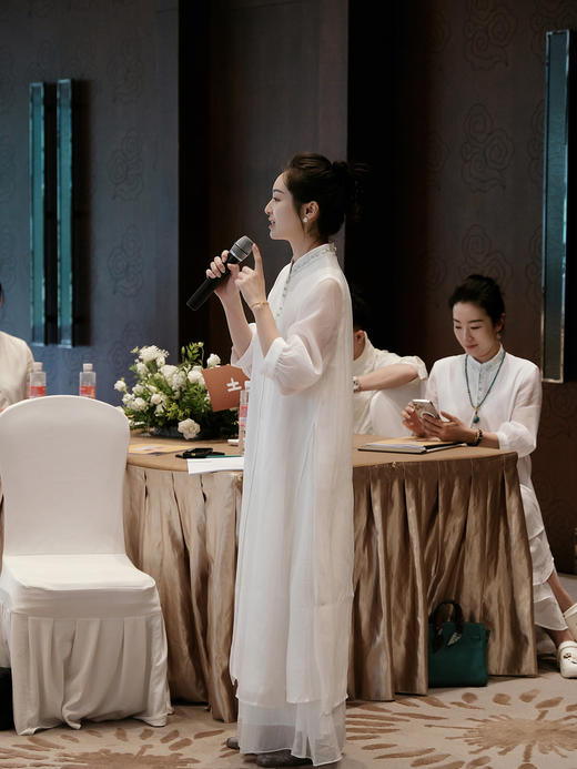 瑕疵|盛唐婧 |中式国风仙气禅服阔腿裤[特价品](特殊商品不退不换) 商品图2