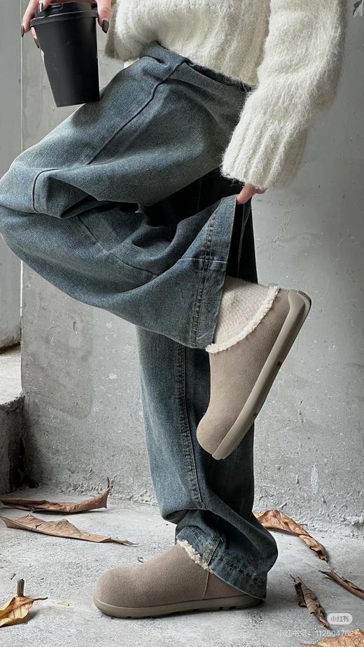 UGG穆勒小土豆女士雪地靴 牛皮和羊毛组合，暖呼呼 商品图3
