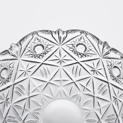 捷克进口BOHEMIA 水晶玻璃水果盘 客厅茶几果盆欧式复古果斗果碗波西米亚风车果斗22cm带盖糖缸15cm 商品图5