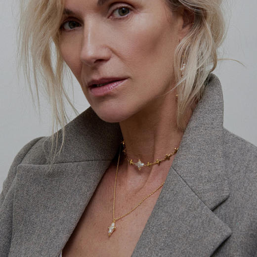 订购8周到｜Elise Tsikis-Nyx-夜之女神 珍珠 项链［法国设计师］ 商品图2