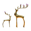 北欧轻奢纯铜梅花鹿摆件家居客厅玄关书房美式桌面酒柜全铜装饰品 纯铜 摆件 时尚 鹿 铜艺 商品缩略图0