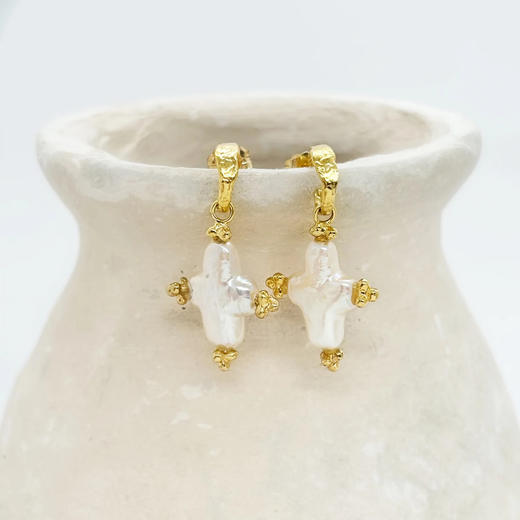 北京仓｜Elise Tsikis-Ethereal-空灵 珍珠 耳环［法国设计师］ 商品图3