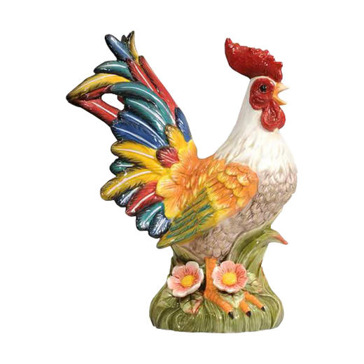 吉祥如意大吉大利摆件手彩瓷礼品装饰陶瓷工艺品新居客厅电视柜招财 商品图0