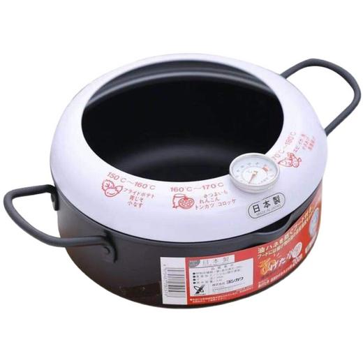 吉川YOSHIKAWA日本进口家用油炸锅 电磁炉通用20cmS 商品图0