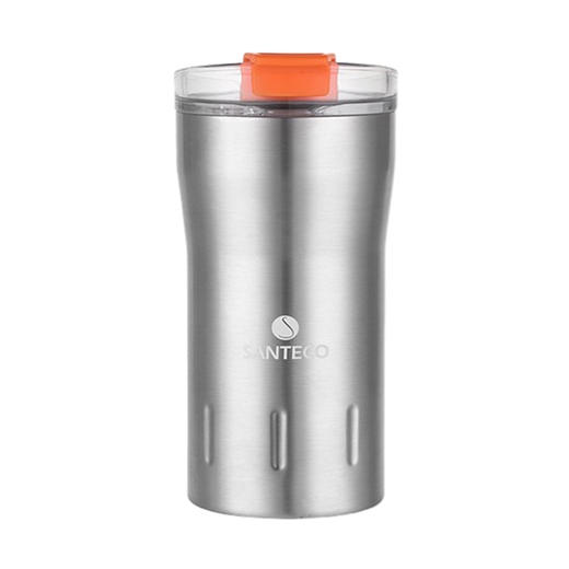 法国santeco车载杯便携随手杯保温杯咖啡杯 不锈钢 杯子 时尚 保温杯 商品图0