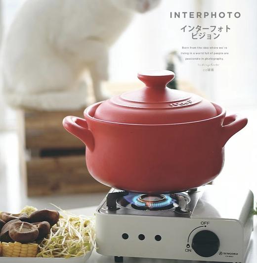 凯得宝（Kdep）日本砂锅炖锅陶瓷煲汤锅煲仔饭家用沙锅明火耐高温石锅 2~3人适用 2.2L 深蓝色 商品图10