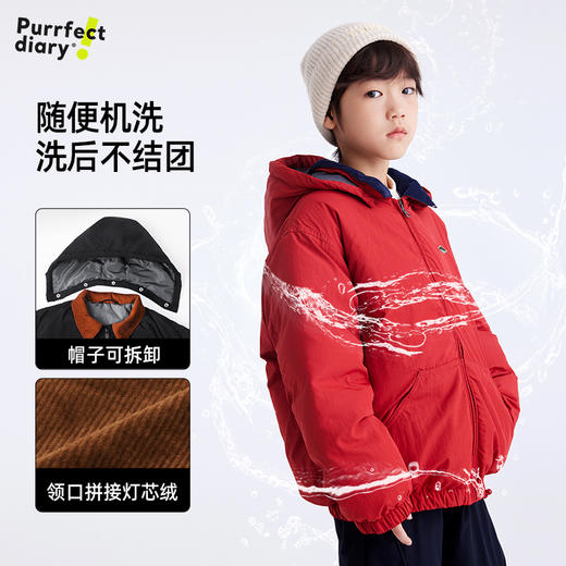 fx-儿童潮酷工装风棉服外套 PDWT2456 商品图3