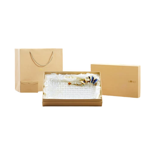 E-LB-R24801J（91411） 罗比罗丹 精工珐琅 珠联璧合果盘 商品图0