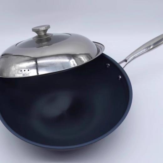 德国BRICKELL 0涂层蓝钛炒锅32cm【不支持补差，非质量问题不退不换】S 商品图1