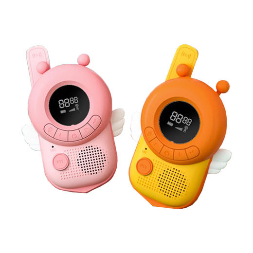 一对儿童对讲机机亲子互动玩具迷你家用小型户外无线通话电话 儿童电话 小蜜蜂 无线通话器 商品图0