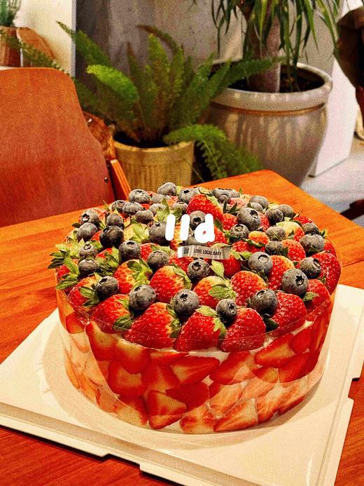 红丝绒草莓【第一批丹东九九草莓上架】 · 奶油蛋糕 商品图1