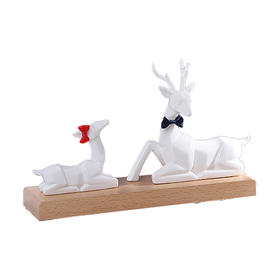 一路有你 夜灯版 鹿 睡眠喂奶灯 圣诞礼物 创意 摆件