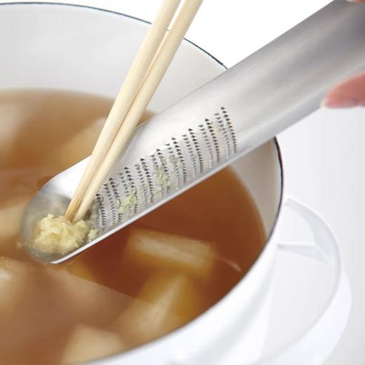 吉川YOSHIKAWA日本304不锈钢磨泥器金属磨蒜泥器磨姜末神器 商品图5