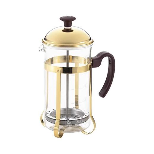 日本Yoshikawa吉川咖啡/法压壶茶水壶750ml 玻璃摩卡棕 商品图5