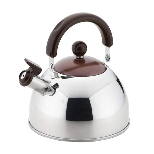 吉川YOSHIKAWA日本进口不锈钢吹哨烧水壶自鸣笛家用水壶2.5L 商品图1