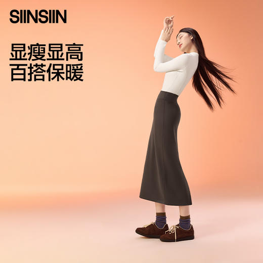 【百大严选】SINSIN加绒直筒裙 商品图0