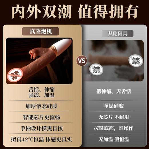 谜姬 深海蛟龙震动棒仿真阳具伸缩舌舔加温 振动棒女用自慰高潮神器无线遥控静音成人用品女性穿戴式器入体秒房事快乐器 商品图9