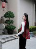 瑕疵盛唐牡丹| 双龙团纹真丝花蕾缎马甲-红色 [特价品](特殊商品不退不换) 商品缩略图4
