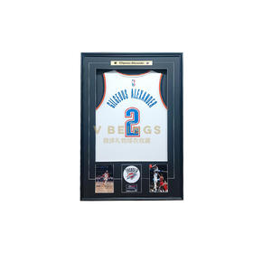 收藏系列 亚历山大 2号白色 亲笔签名球衣