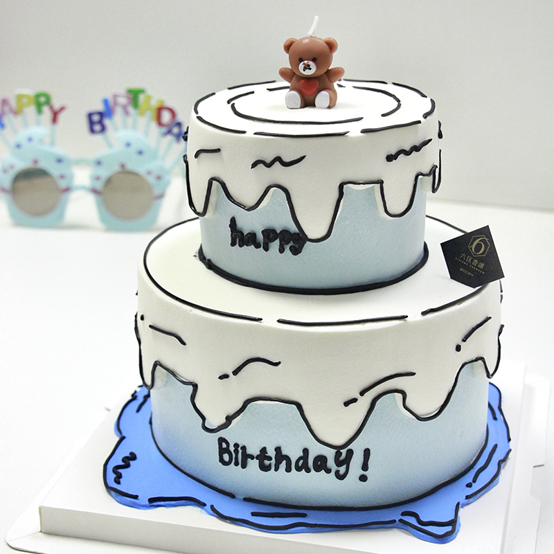 【漫画双层蛋糕】