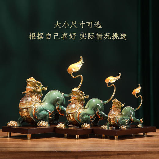 E-YM-FK206 纯铜摆件 貔貅 商品图2