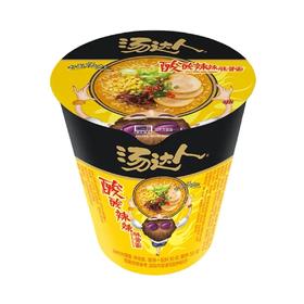 【汤达人】酸酸辣辣豚骨面 90g | 浓郁豚骨汤底·酸辣开胃 | 日式豚骨+酸辣风味·双重享受 | 泡面速食·上班午餐·加班宵夜·重口味首选