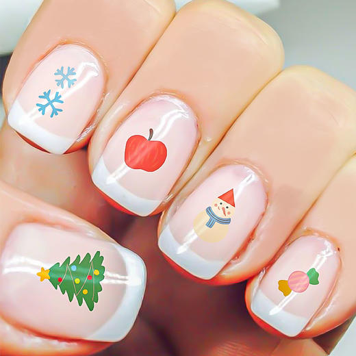 【24博主】Levaland原创设计环保健康可爱圣诞指甲贴 商品图4