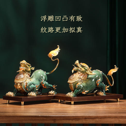 E-YM-FK206 纯铜摆件 貔貅 商品图3